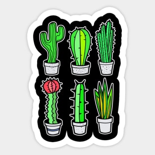 'Plant Lady Succulent Lady' Cool Plant Gift Sticker